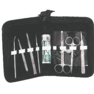 Dissecting instrument, set of 7 pcs.